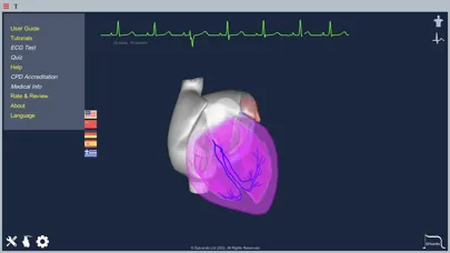 Screenshot di Epicardio Heart Simulator