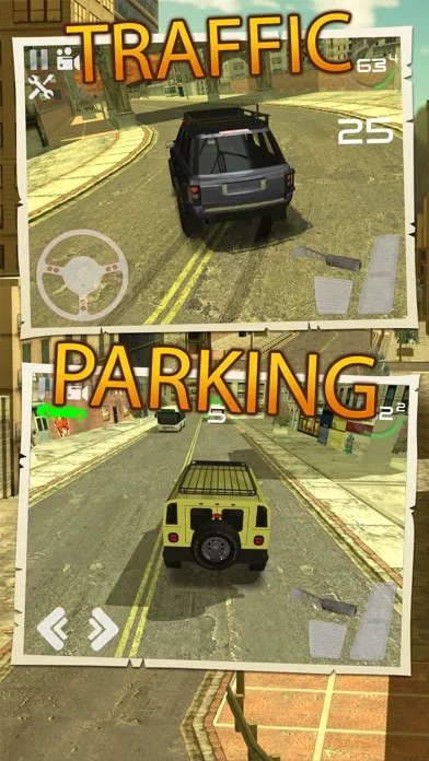 Jeep Traffic Parking Driving Screenshots