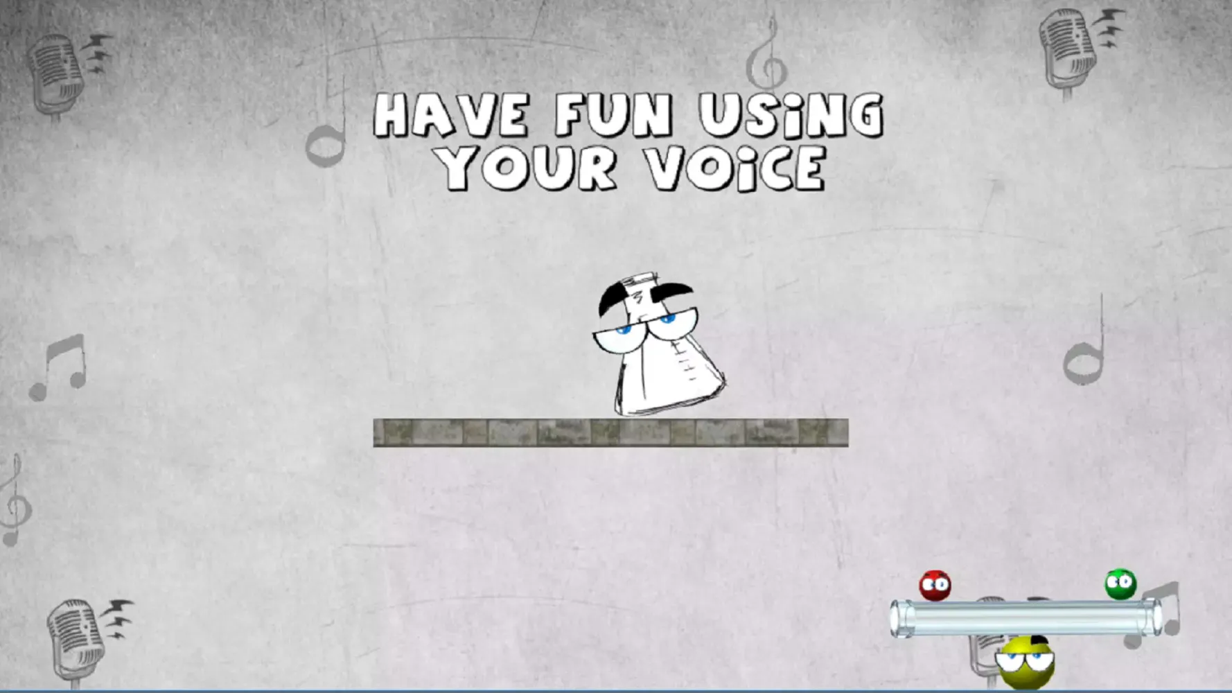 Capturas de tela do VocaBall