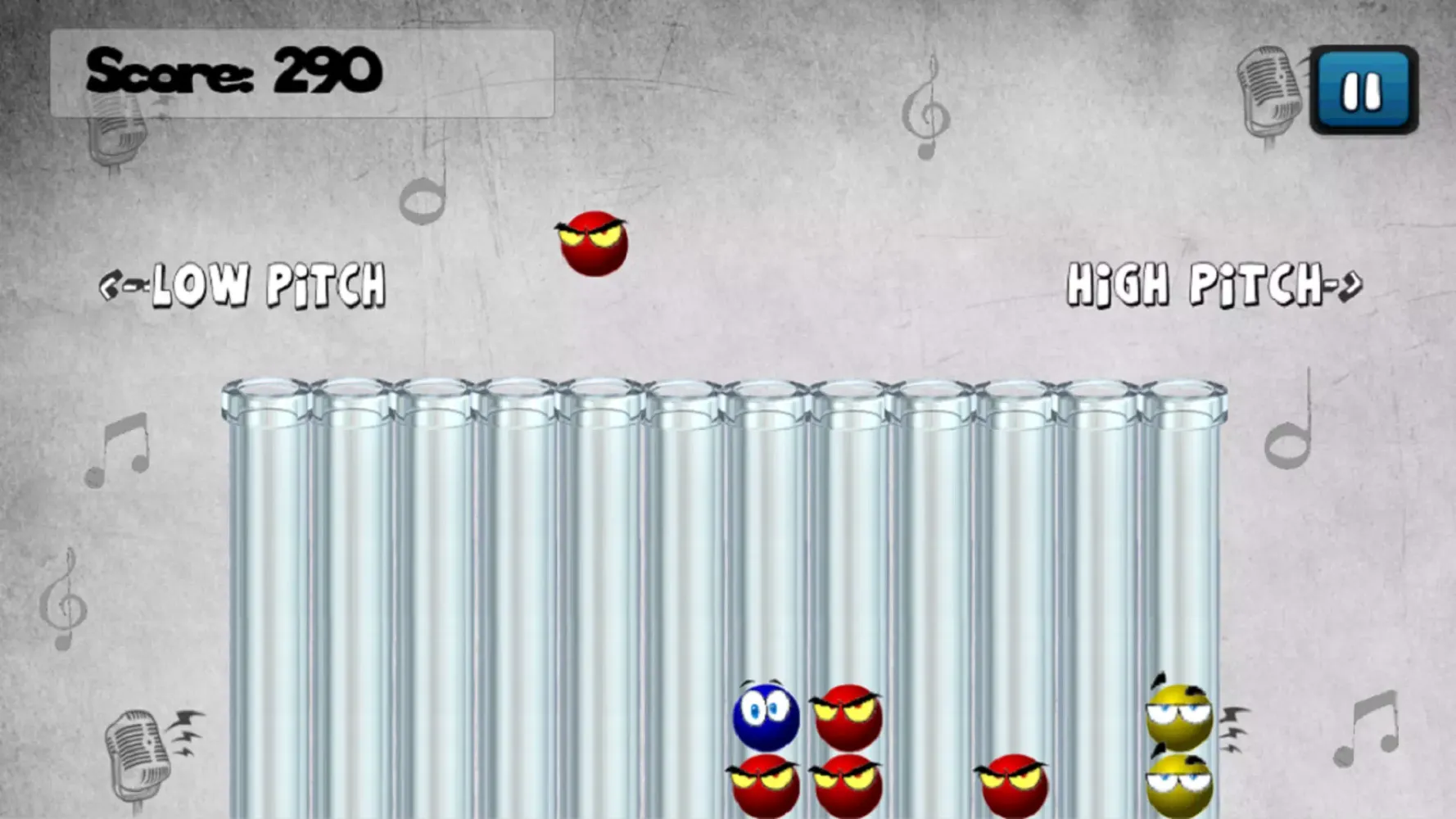 Capturas de tela do VocaBall