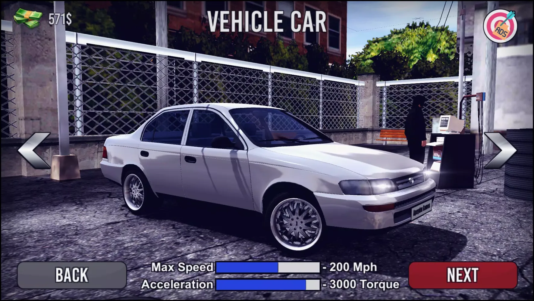 Zrzuty ekranu Corolla Drift Simulator