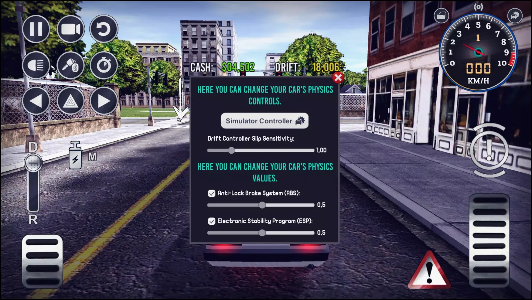 E500 Drift Simulator Screenshots