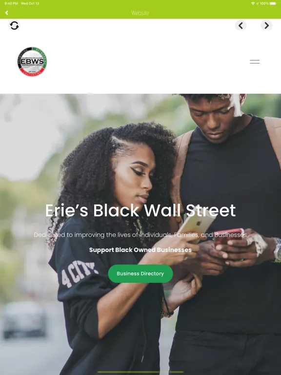 Zrzuty ekranu Eries Black Wall Street iPad 