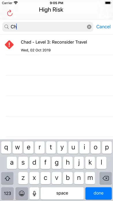 Zrzuty ekranu TravelGard - Travel Warnings