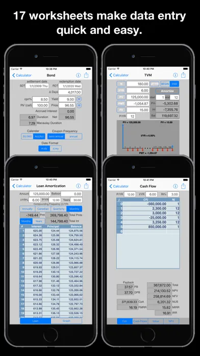 10BII Calc HD سکرین شاٹس