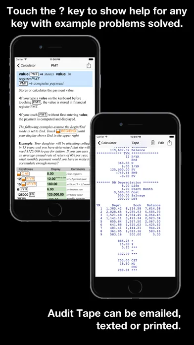 10BII Calc HD سکرین شاٹس