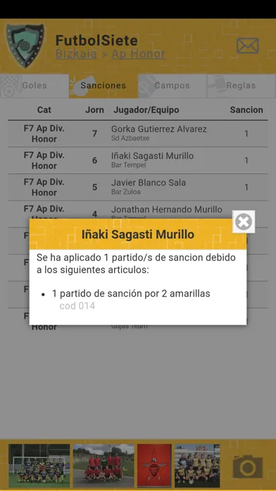 Capturas de pantalla de FutbolSiete