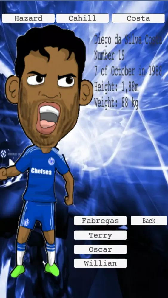 Capturas de tela do Chelsea Jump