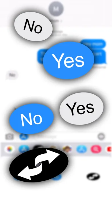 Capturas de pantalla de Yes No Reverse Stickers