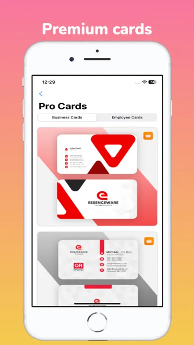 Employee ID Card Maker Screenshots