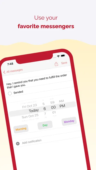 Send Later - messages planner Screenshots