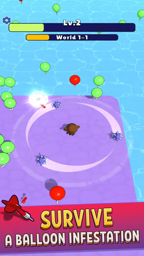 Ảnh chụp màn hình của Balloons Defense 3D