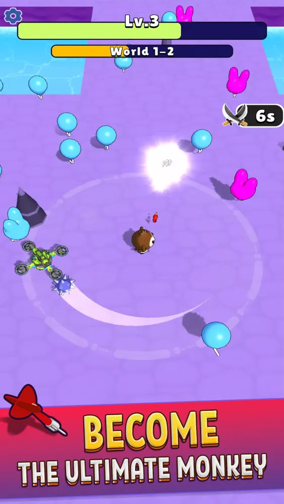 Ảnh chụp màn hình của Balloons Defense 3D