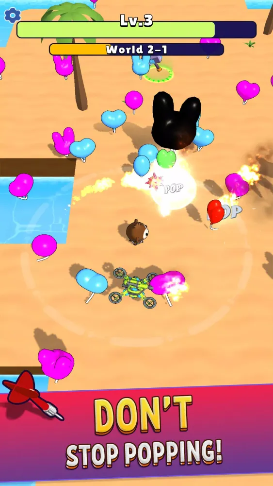 Ảnh chụp màn hình của Balloons Defense 3D