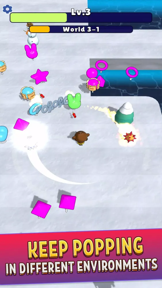 Ảnh chụp màn hình của Balloons Defense 3D
