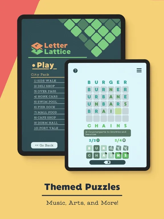 Letter Lattice iPad  Ekran Görüntüleri