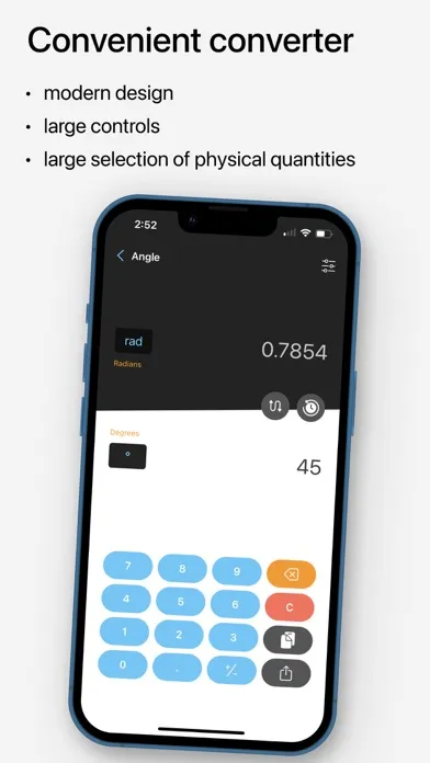 Screenshot di Units converter professional