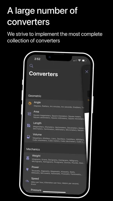 Screenshot di Units converter professional