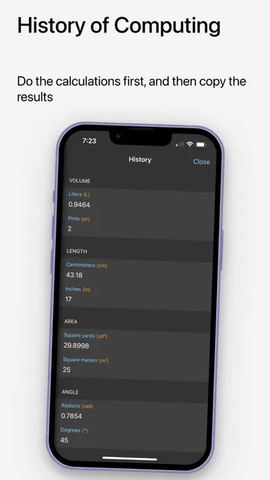 Screenshot di Units converter professional