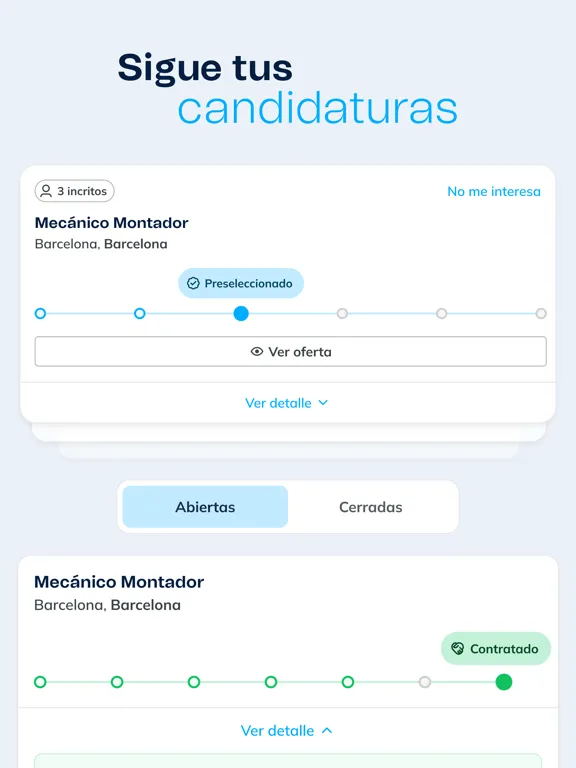 Ảnh chụp màn hình của Eurofirms - Ofertas de trabajo iPad 