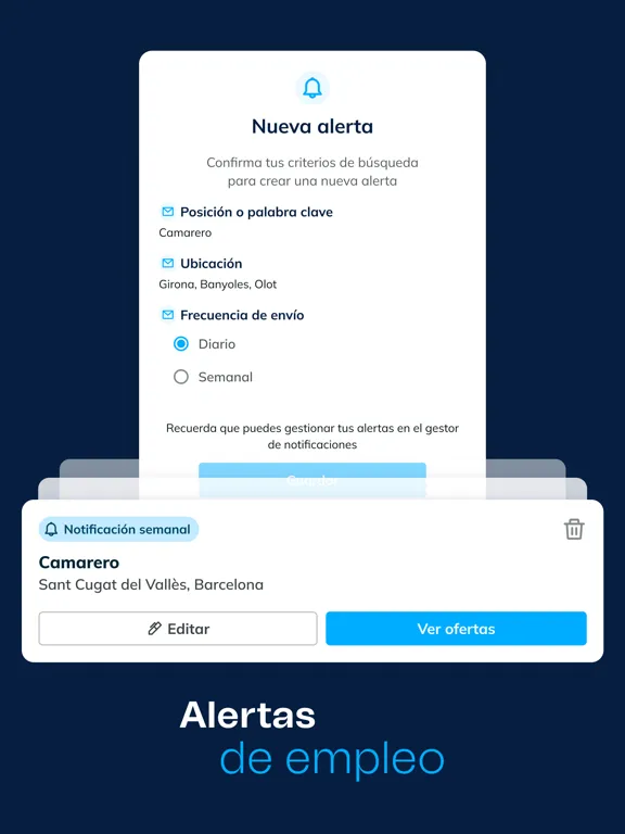 Ảnh chụp màn hình của Eurofirms - Ofertas de trabajo iPad 