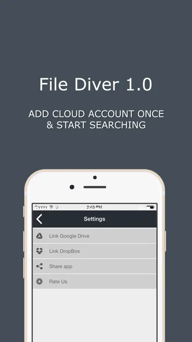 Capturas de tela do File Diver