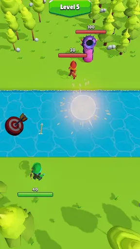 Capturas de tela do Archery Rivals