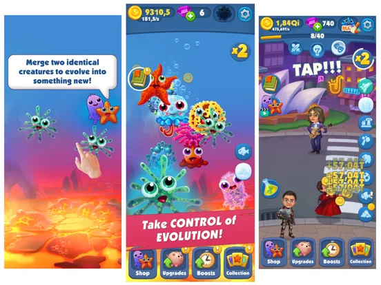 صور Game of Evolution: Merge Life iPad 