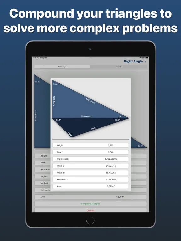 Zrzuty ekranu Trigr - Trigonometry Solver iPad 