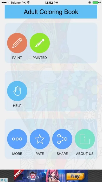 تصاویر Adult Coloring Book for Stress Releaved