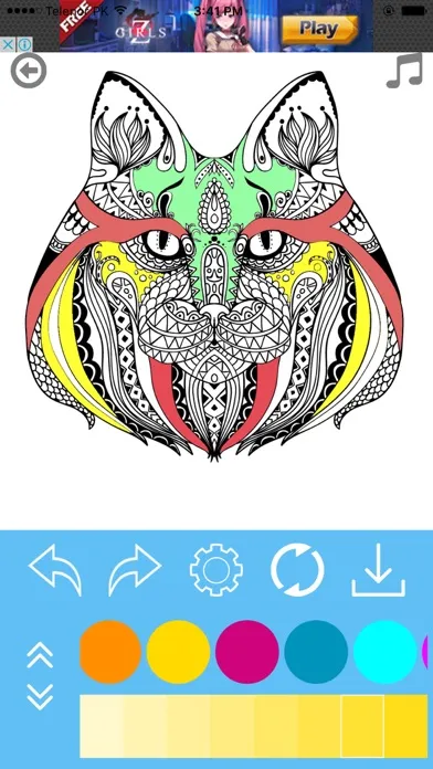 تصاویر Adult Coloring Book for Stress Releaved