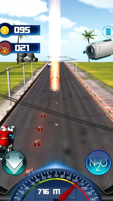 Santa Motorbike Racer - Kids Santa Gift Collection Screenshots