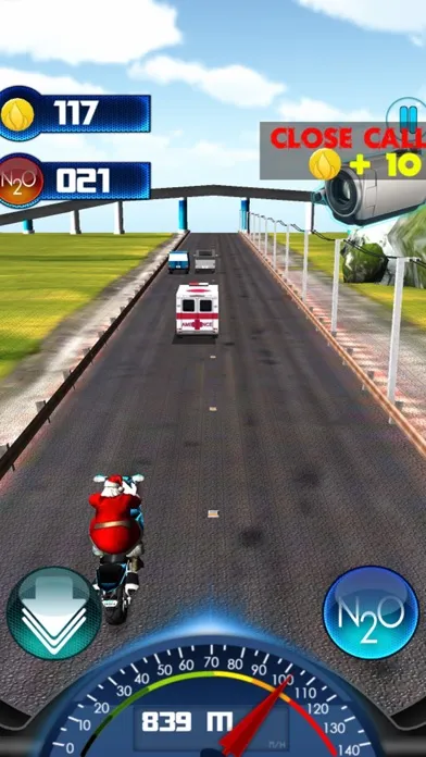 Santa Motorbike Racer - Kids Santa Gift Collection Screenshots