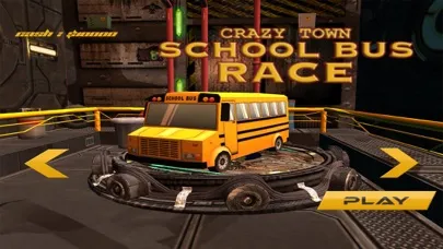 Tangkapan layar Crazy Town School Bus Racing
