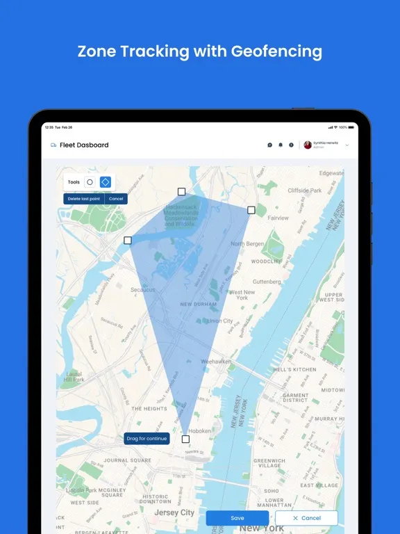 Ezlogz Admin Portal iPad  स्क्रीनशॉट