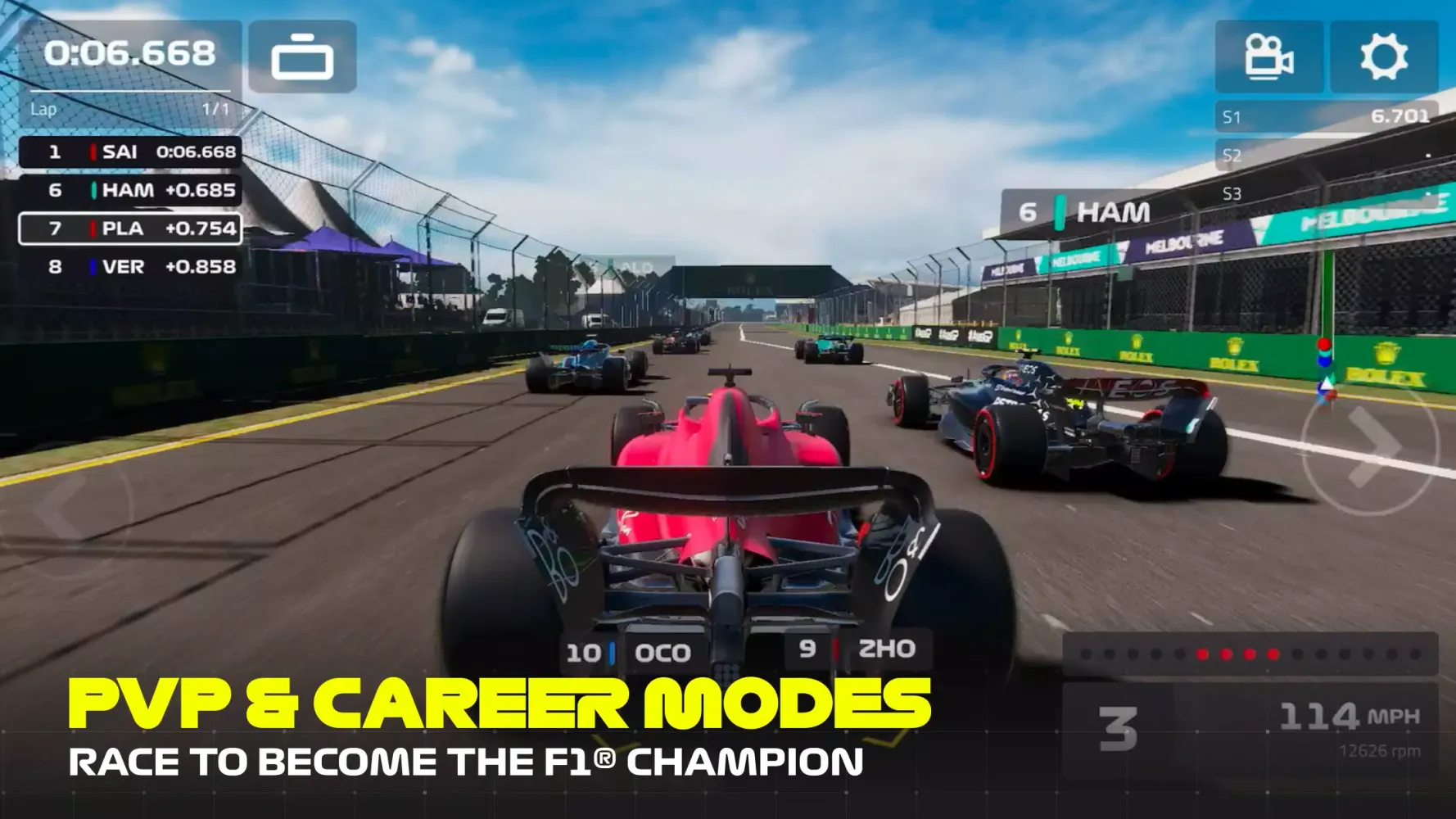 Zrzuty ekranu F1 Mobile Racing