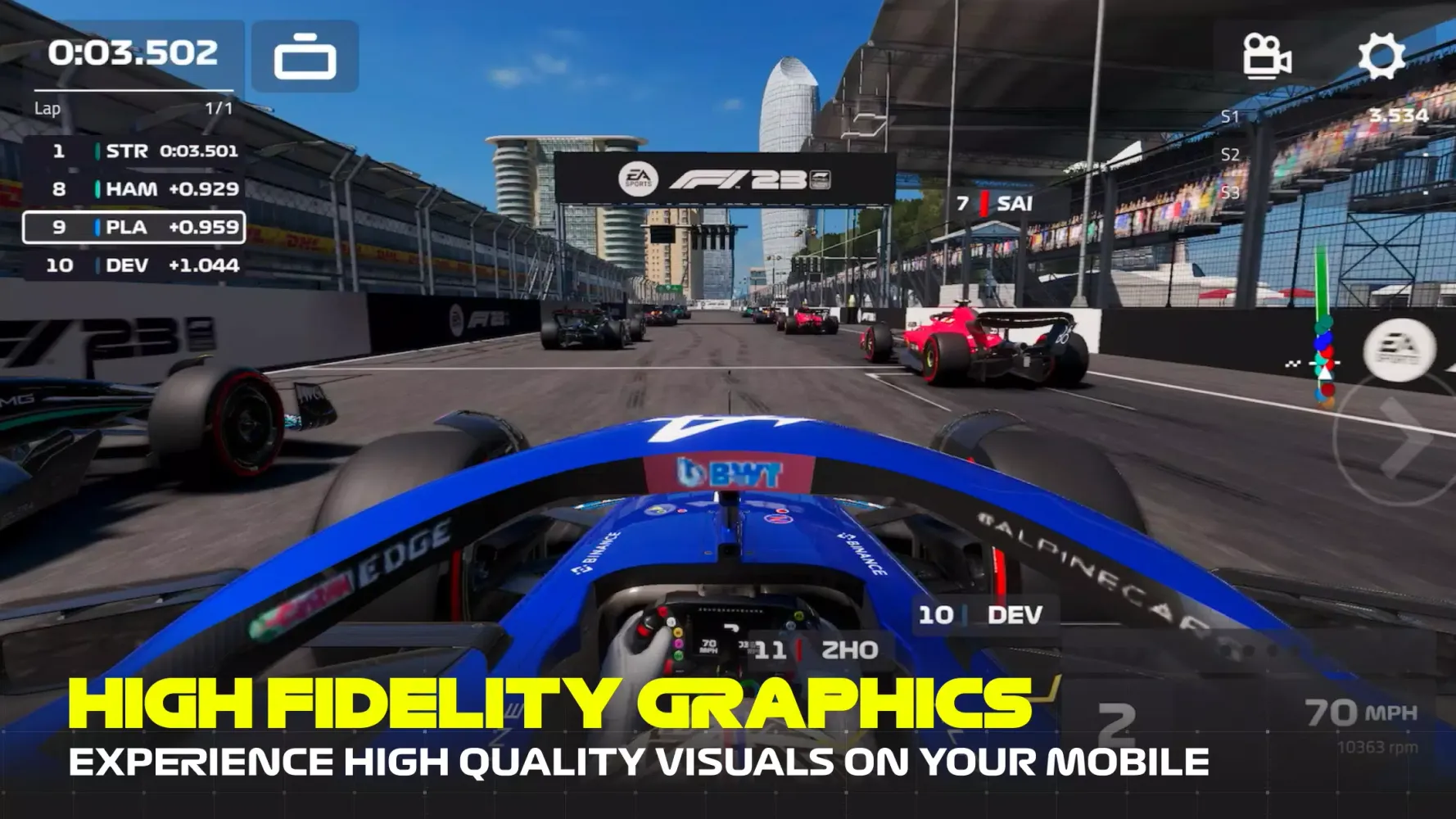Zrzuty ekranu F1 Mobile Racing
