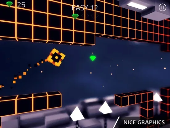 Capturas de tela do Geometry Jump 3D iPad 
