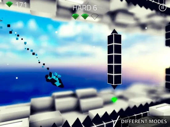 Capturas de tela do Geometry Jump 3D iPad 