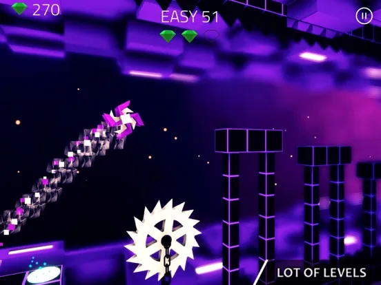 Capturas de tela do Geometry Jump 3D iPad 