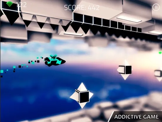 Capturas de tela do Geometry Jump 3D iPad 