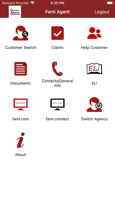 Capturas de pantalla de FAMI Agent App