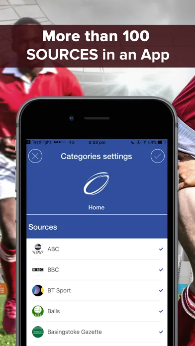 Rugby Addict : news, highlights, videos, results Screenshots