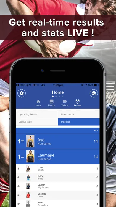 Rugby Addict : news, highlights, videos, results Screenshots