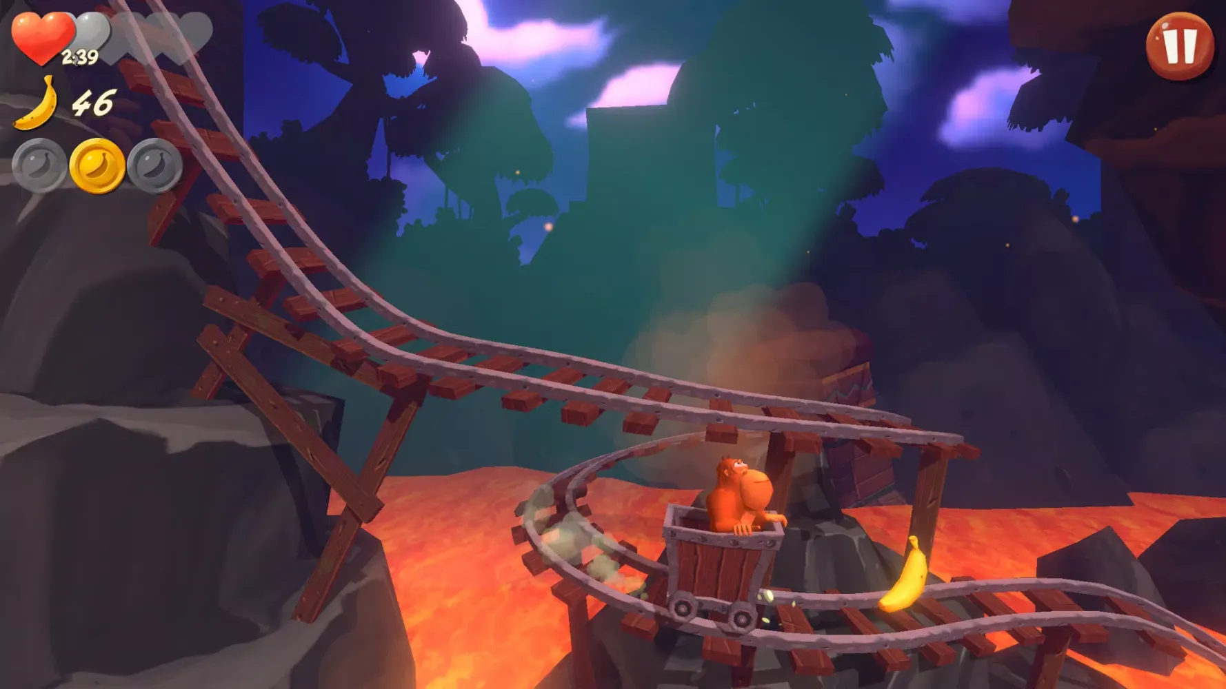 ภาพหน้าจอของ Banana Kong Blast