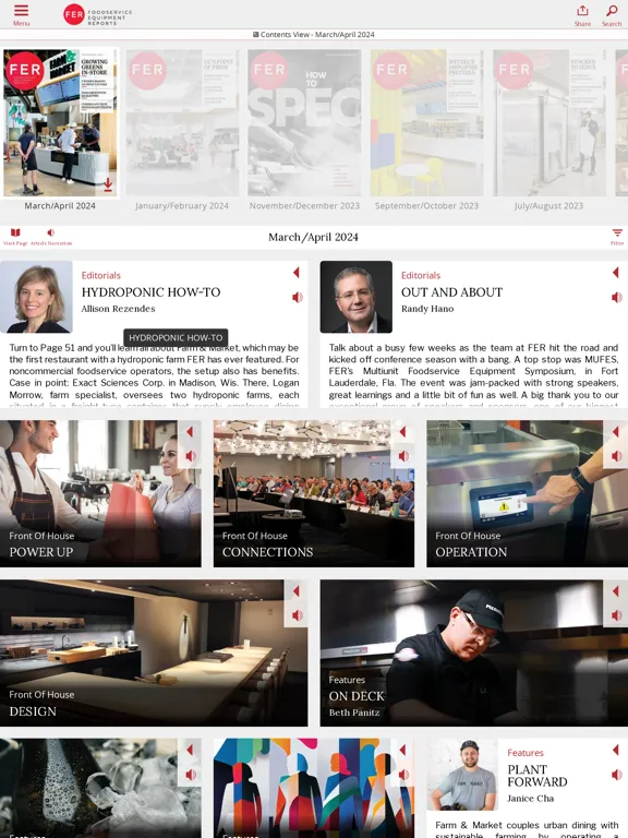 Скриншоты Foodservice Equipment Reports iPad 