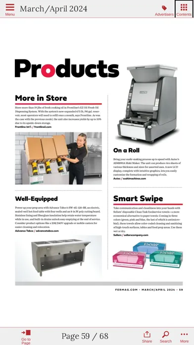 Скриншоты Foodservice Equipment Reports
