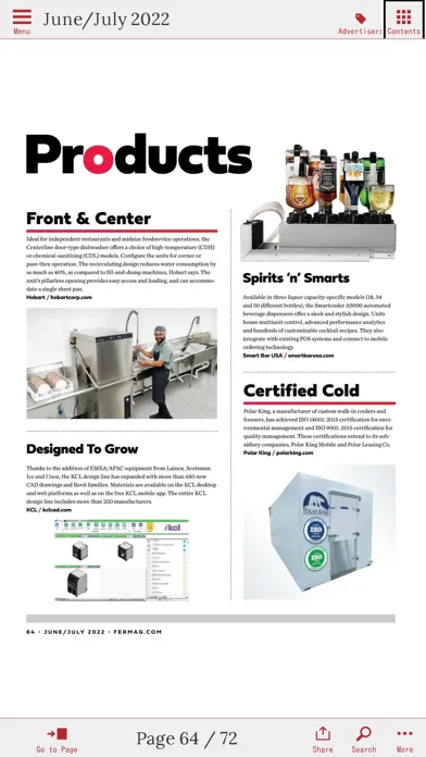 Скриншоты Foodservice Equipment Reports