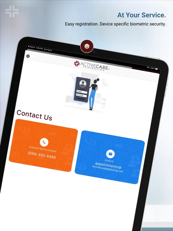 Active Care Scheduling iPad  স্ক্রিনশট