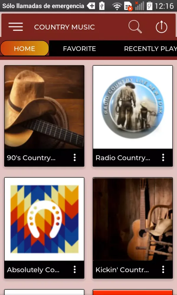 ภาพหน้าจอของ Country Music Old Radio Live